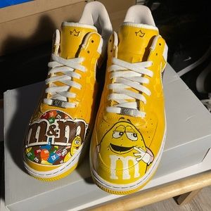 M&M custom Air Force ones